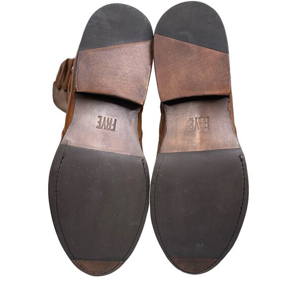 NWT FRYE Women's Jordan Brown Strappy Riding Boot Size US  7 - Picture 9 of 13